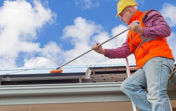 Larches soft wash roof cleaning